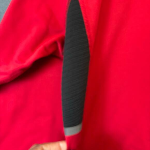 Spyder Active ProWeb Gorpcore Red Black Long Sleeve Athletic Shacket Thick XL - Picture 7 of 14